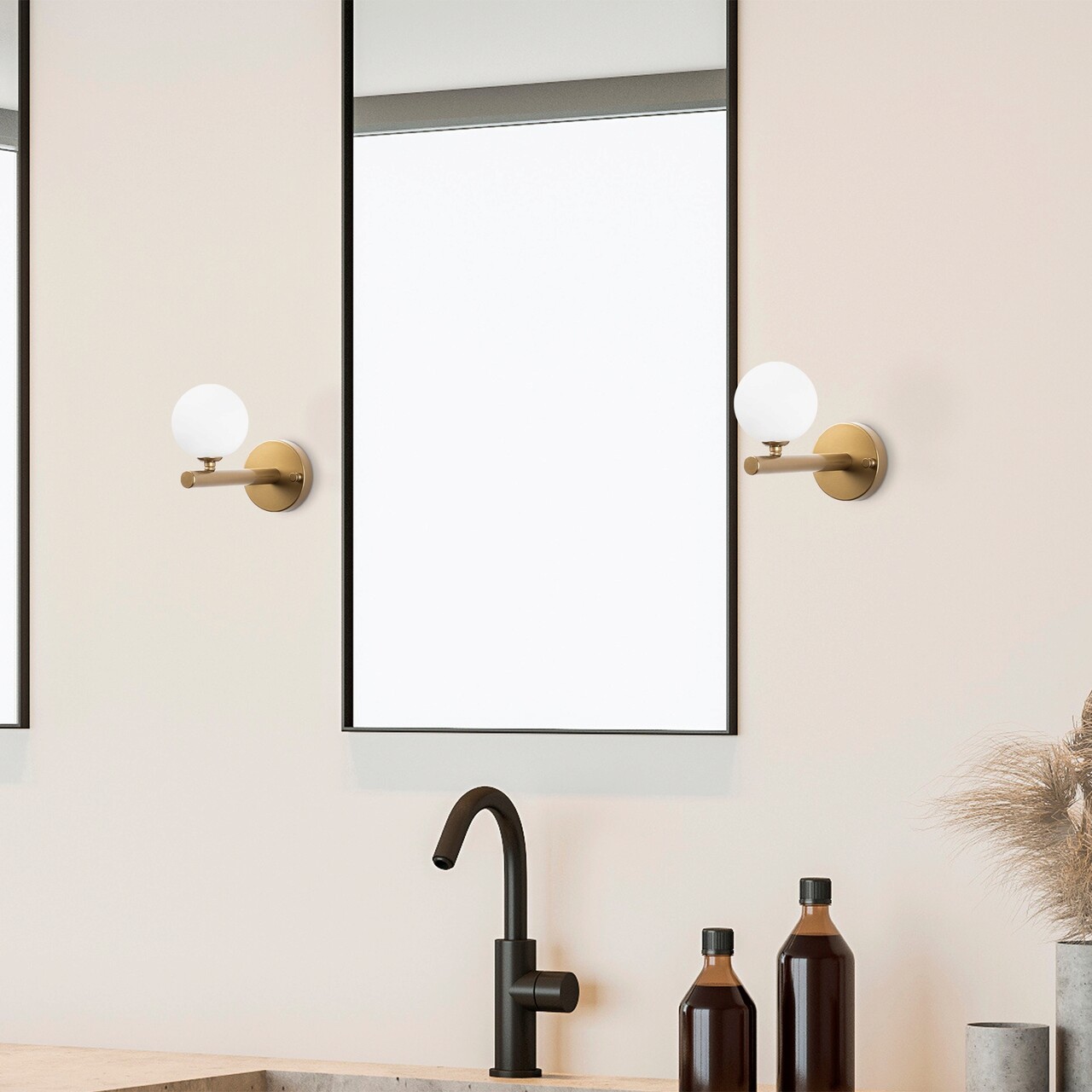 Aplica de perete, Opviq, 942FLG1281, Auriu - imagine 7